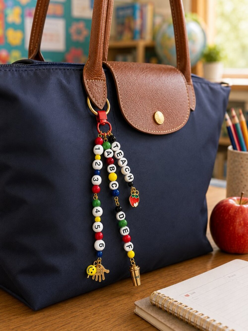 Teacher Bag Charm